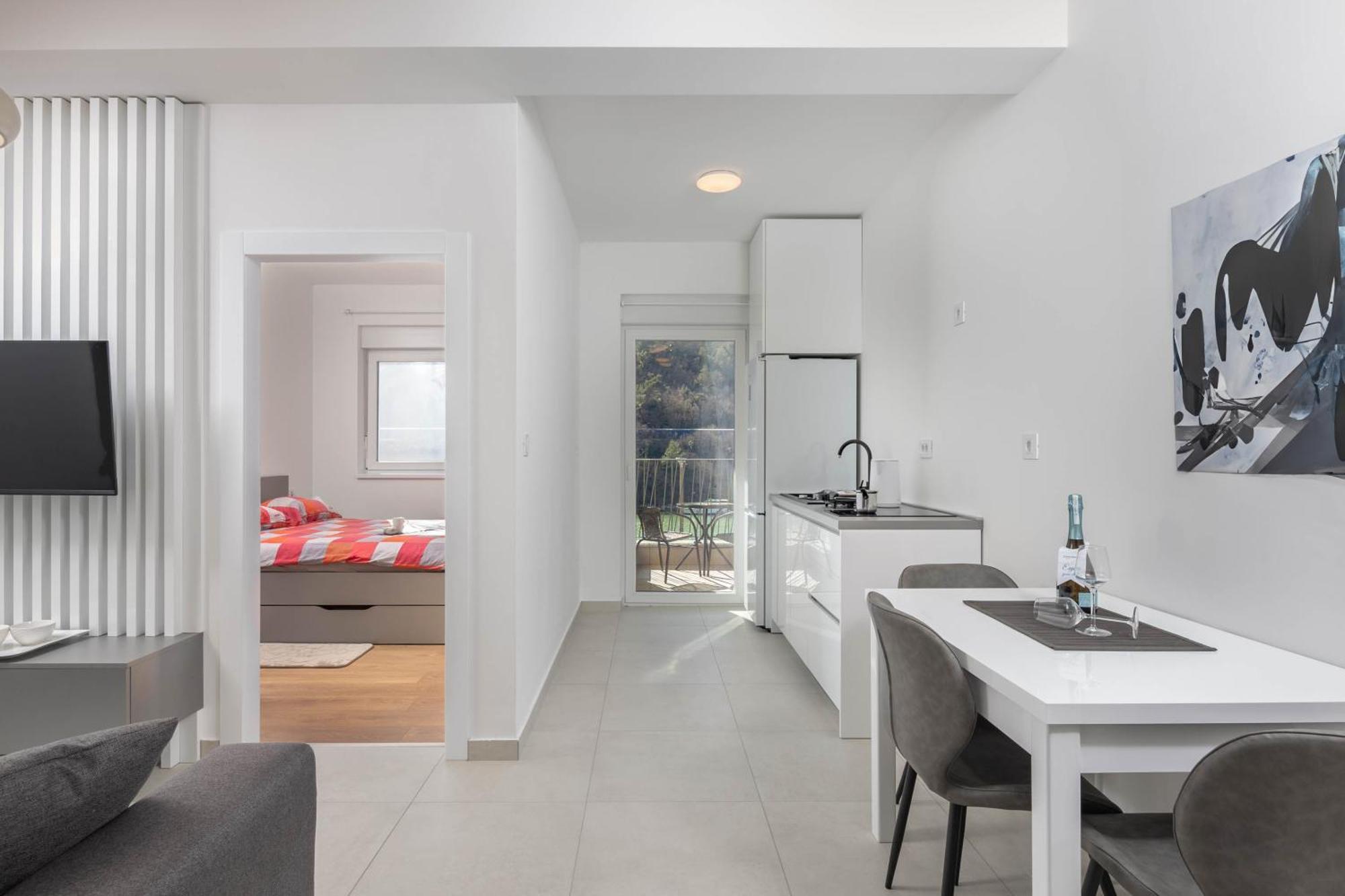 Seafront Villa Andrijana - Happy Rentals プロミン エクステリア 写真