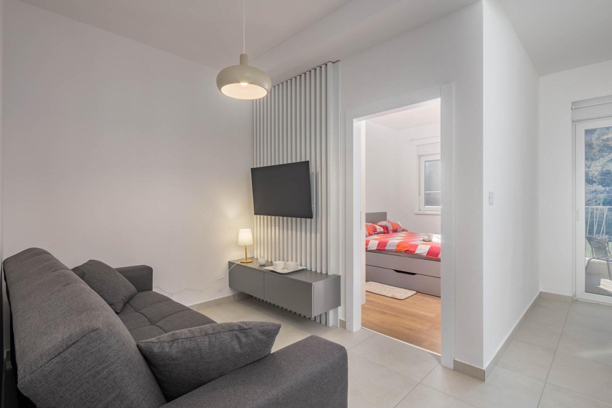 Seafront Villa Andrijana - Happy Rentals プロミン エクステリア 写真